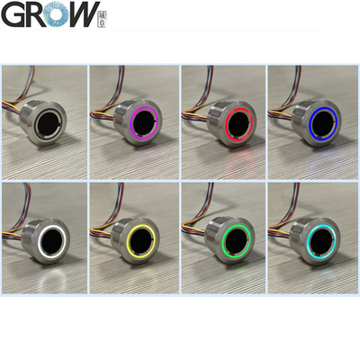 GROW R503PRO UART USB 1500 Capacity Round RGB LED Control DC3.3V Capacitive Fingerprint Module Sensor Scanner