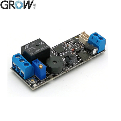 GROW K202+R502-F Admin/User DC12V K202 Fingerprint Door Access Control Board+R502-F Waterproof Small Ring LED Fingerprint Module