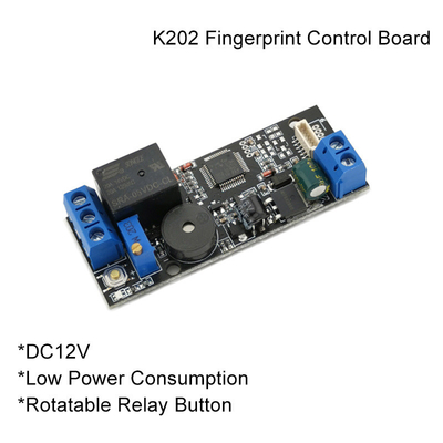 GROW K202 DC12V Low Power Consumption Fingerprint Control Board Switch Fingerprint Access Control System