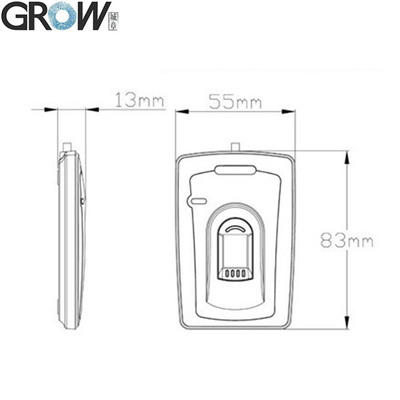 GROW R101N Biometric Desktop Capacitive USB Fingerprint Reader With 1000 Capacity For Lunix Windows Android Free SDK