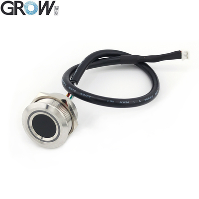 GROW R503PRO UART USB 1500 سعة جولة RGB LED التحكم DC3.3V مقياس أجهزة استشعار بطاقة البصمات