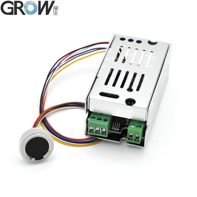 GROW K215-V1.3+R502-F منفذ رله ذاتية القفل DC10-30V لوحة تحكم بصمات الأصابع + R502-F وحدة بصمات أصابع صغيرة مقاومة للماء