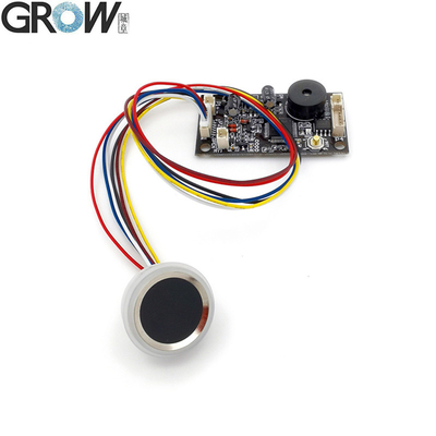 لوحة تحكم بصمة الإصبع GROW KS200+R502-F 4*AA بطارية DC3.7V-6.5V KS200 مع وحدة بصمة الإصبع الصغيرة R502-F المقاومة للماء