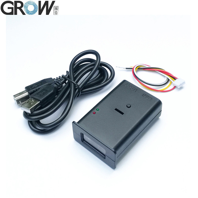 ماسح رمز الاستجابة السريعة (QR) وقارئ الرمز الشريطي GROW GM66 1D 2D مع واجهة USB UART، غلاف أسود لسهولة التركيب